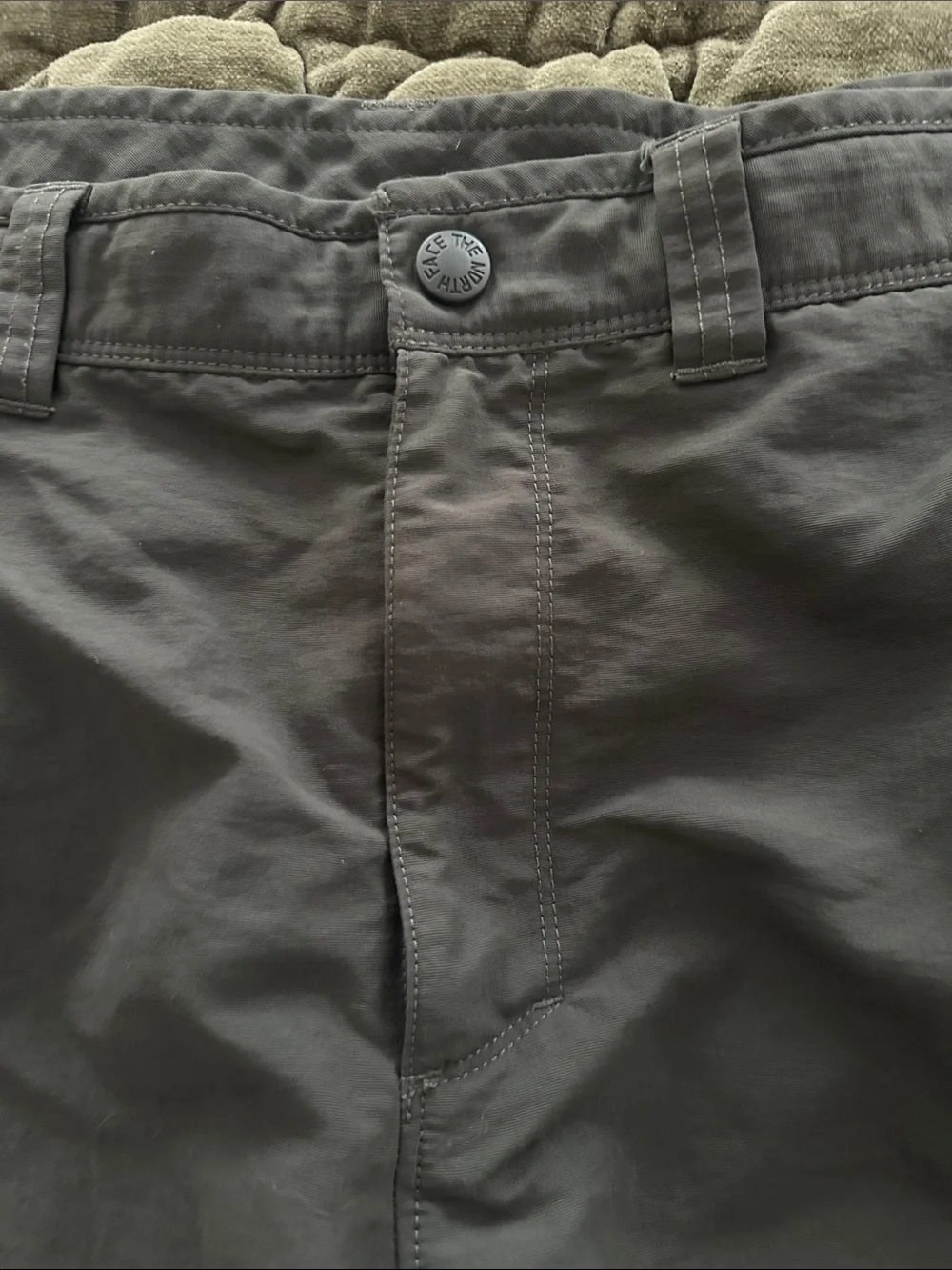 The North Face Men's Cargo Shorts — Dark Gray size 38; 9 1/2 inseam